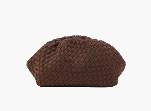 NOHR Annabel Neoprene Clutch Mørk brun 19 