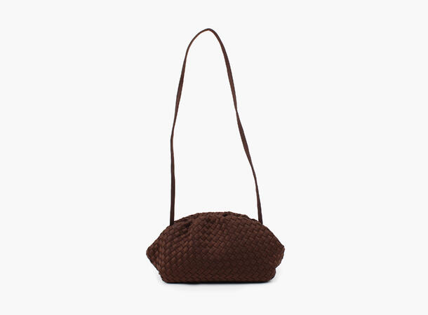 NOHR Annabel Neoprene Clutch Mørk brun 19 