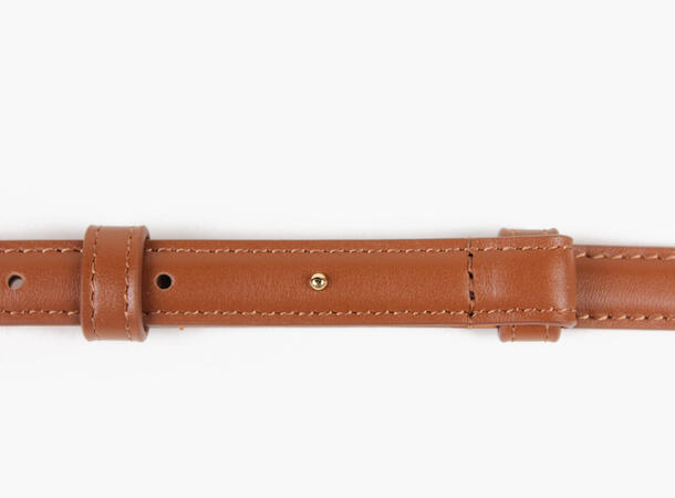 NOHR Beate Smalt Midjebelte Cognac 17 80 cm 