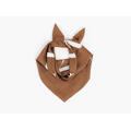 NOHR Embla Emblem Silk Scarf 65 x 65 cm Brun 19