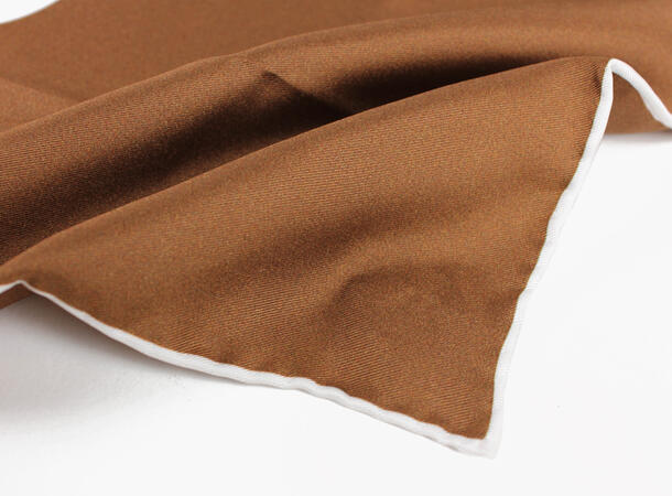 NOHR Embla Emblem Silk Scarf 65 x 65 cm Brun 19 