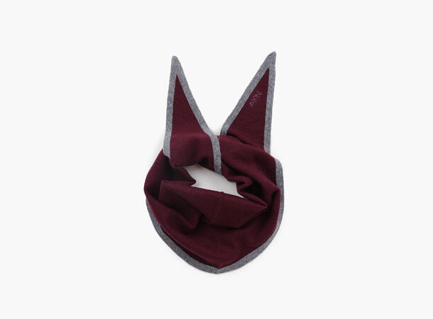 NOHR Lara Duo Wool Cashmere Triangle Burgund 49 