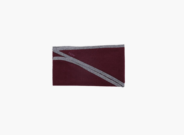 NOHR Lara Duo Wool Cashmere Triangle Burgund 49 