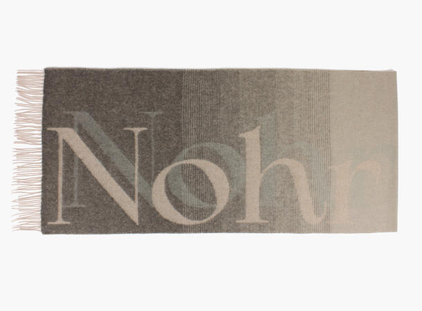 NOHR River Logo Lammeullskjerf Oliven grønn 89 