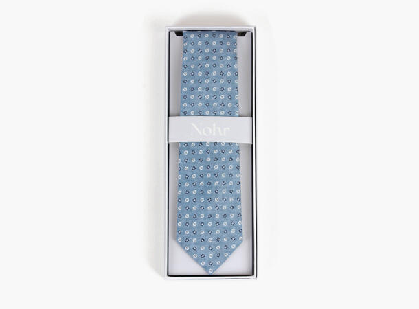 NOHR Silkeslips Henry Navy Småmønstret 79 Navy 