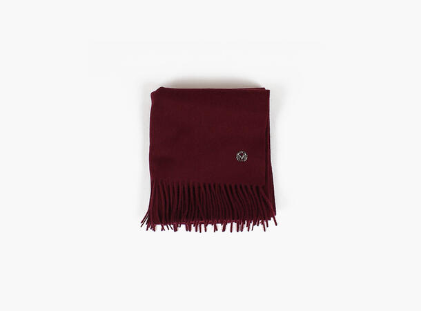 NOHR Solid Lambswool Scarf 49 Burgundy 