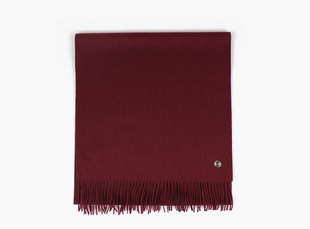 NOHR Solid Lambswool Scarf 49 Burgundy 