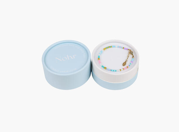 Nohr Rue Armbånd med Perler Lys Rosa 51 