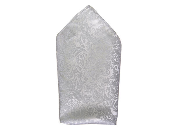 MANZINI 100 % Silk handekerchief Col. 05 Silvergrey 