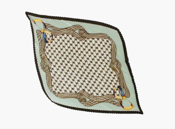 MANZINI Barokk Skjerf Krepp 81 Sage Green 