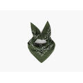 MANZINI Bomullskjerf Bandana 70 x 70 cm Oliven grønn 89
