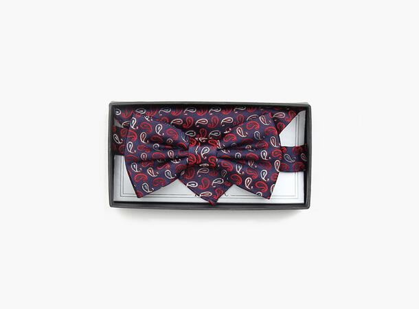 MANZINI Bowtie with Handky 78 Indigo 