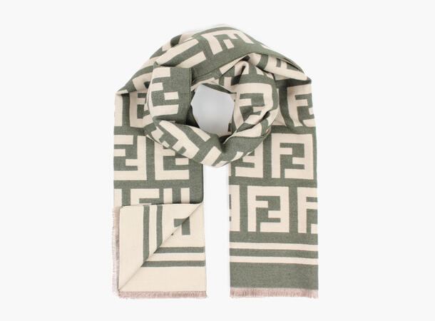 MANZINI Double Sided Scarf 89 Olive 