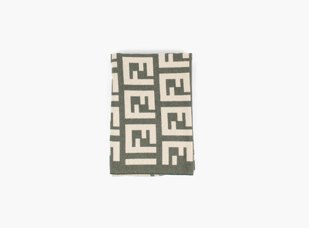 MANZINI Double Sided Scarf 89 Olive 
