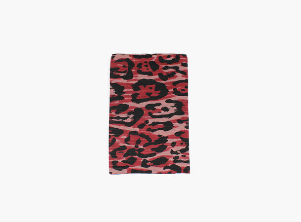 MANZINI Golden Leopard Scarf 49 Burgundy 