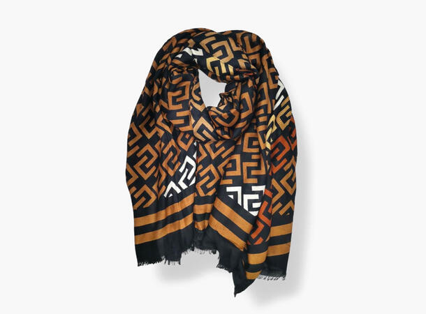 MANZINI Scarf with folieprint BA-0527 15 Beige 