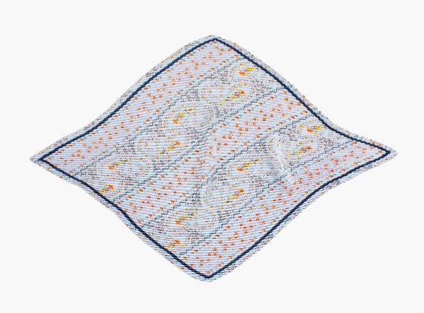 MANZINI Sommereng Skjerf Krepp Lys blå 71 