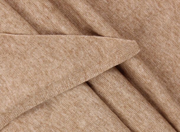 MANZINI Triangelsjal i Ullmix Beige 15 