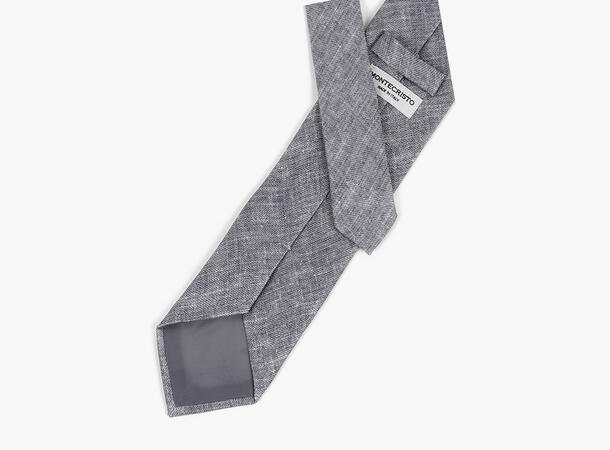 MONTECRISTO 100% silk shappe 8 cm width 05 Grey 