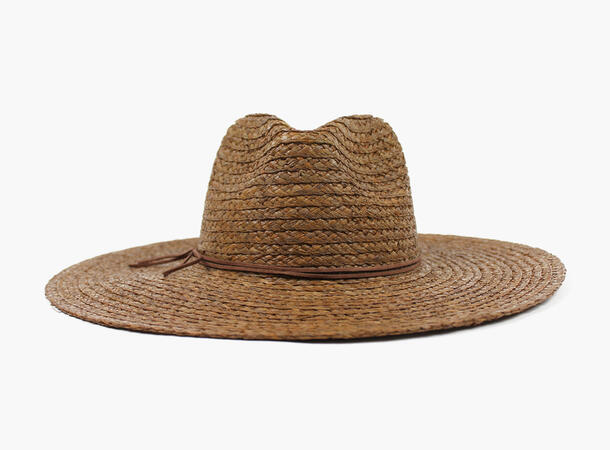 MONTECRISTO Bahamas Wide Brim Raffia Hat 19 Brown 