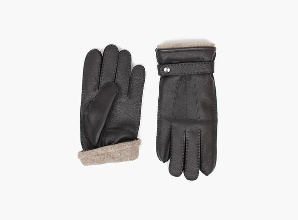 MONTECRISTO Deerskin Gloves 09 Black 9,5 