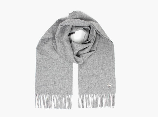 MONTECRISTO Ensfarget Lammeullskjerf 03 Light grey 