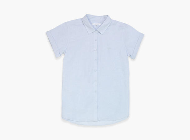 MONTECRISTO Linen S/S Shirt 71 Lt. blue 40 