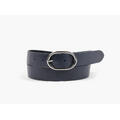 MONTECRISTO Skinnbelte med Oval Spenne 79 Navy 105 cm