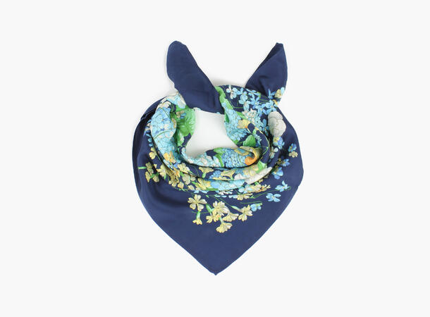 NOHR Alexandra Silkeskjef Marine blå 79 