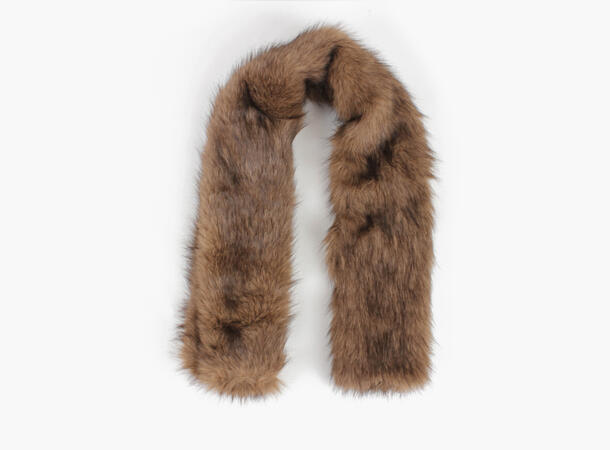 NOHR Angela Skjerf i Fuskepels Brun 19 