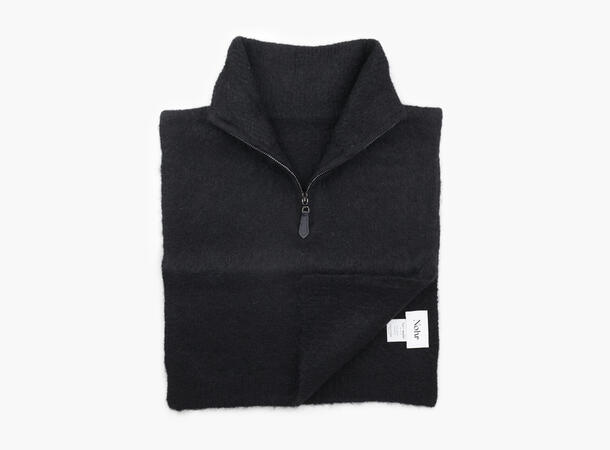 NOHR Gabriella Wool Mohair Zip Neck Sort 09 