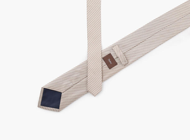 NOHR Greg Silk Tie Beige 15 