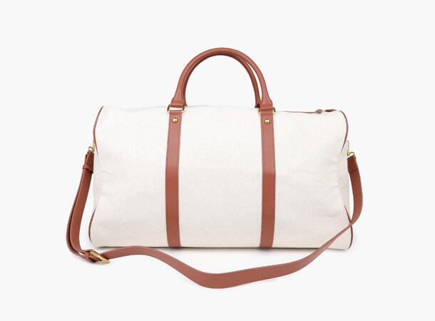 NOHR Luca Canvas Weekend Bag Offwhite 11 