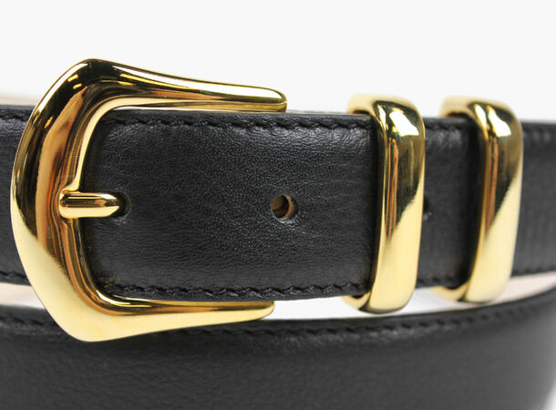 NOHR Noella Skinnbelte med Gullspenne 90 cm 