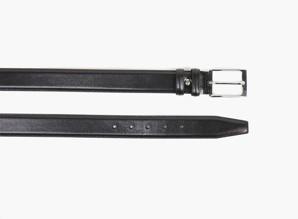 NOHR Simon Skinnbelte 3,5 cm 09 Black 90 cm 