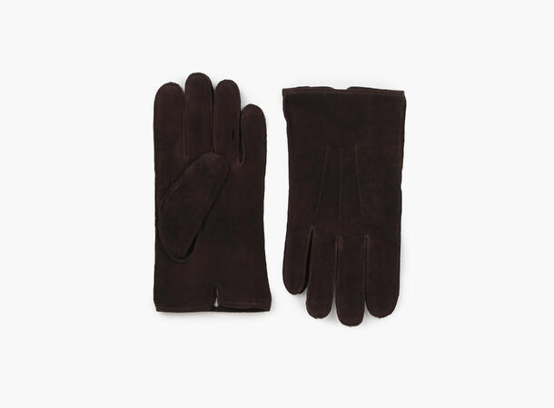 NOHR Stephan Suede Leather Gloves Mørk brun 19 11,5 
