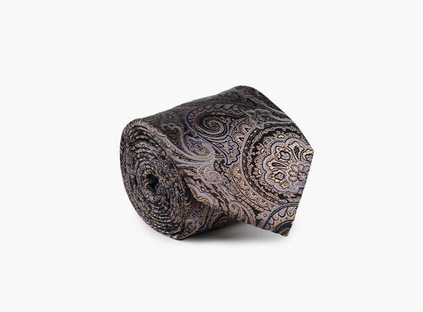 NOHR Theo Silk Tie 7,6 cm Brun 19 