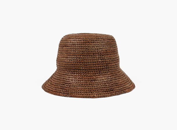 Nohr Etienne Straw Bucket Hat 19 Brown 