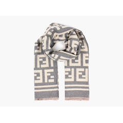 MANZINI Double Sided Scarf 06 Grey