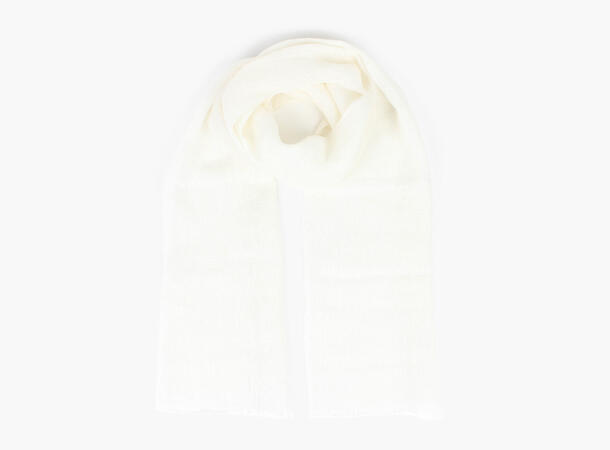 MANZINI Ensfarget Linskjerf 11 Offwhite 