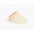 MANZINI Klassisk Solbrem med Stripe 13 Sand
