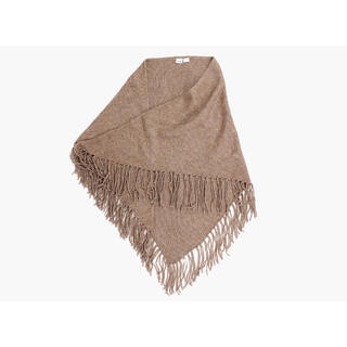 MANZINI Knitted Shawl 18 Med brown