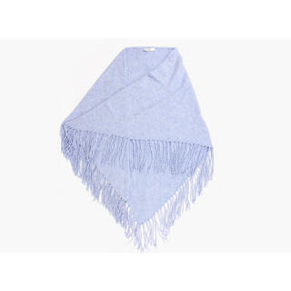 MANZINI Knitted Shawl 72 Blue