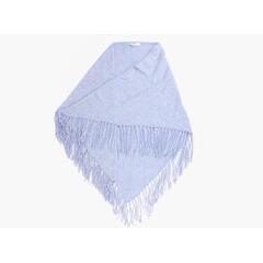 MANZINI Knitted Shawl 72 Blue