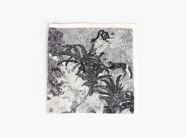 MANZINI Paradis Skjerf 90 x 90 cm Grå 05 