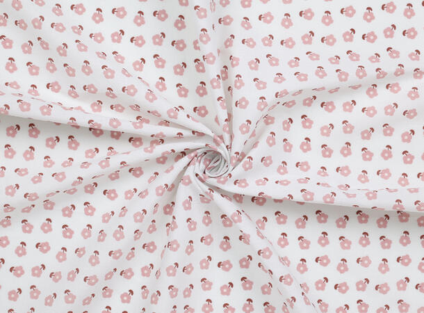 MANZINI Skjerf med Daisy Print 65x65 cm Mint grønn 81 