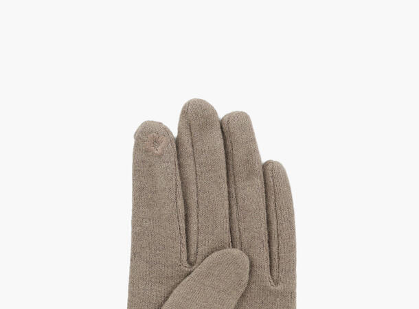 MANZINI Slim Wool Gloves Beige 15 