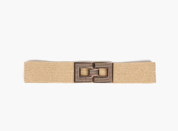 MANZINI Square Elastic belt SA-2562 15 Beige 
