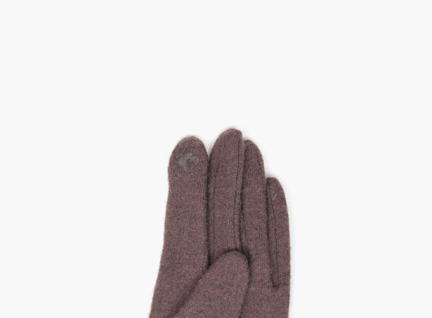 MANZINI Touch Gloves With Bow 19 Dk brown 