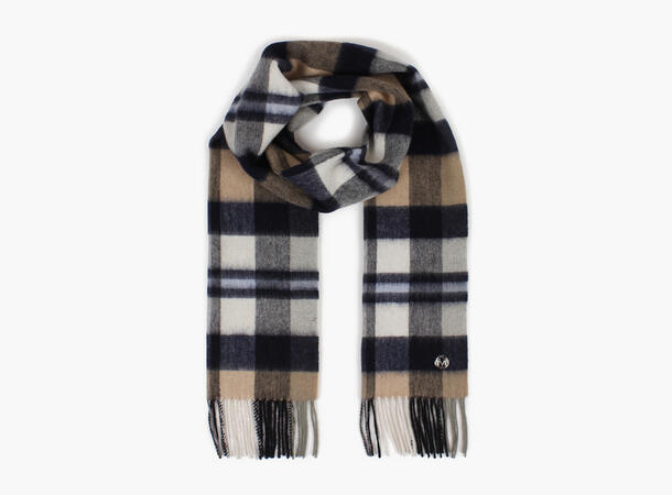 MONTECRISTO 100% Wool Scarf Marine blå 79 